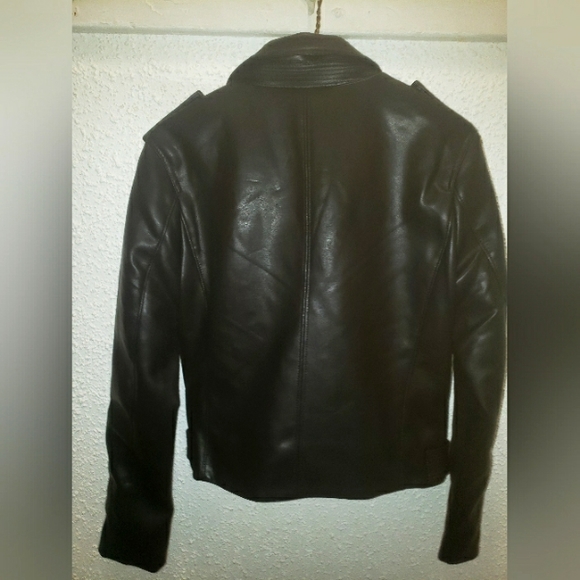 SOLD- NWT - BLANKNYC. Faux-Leather Biker Jacket - Picture 4 of 11